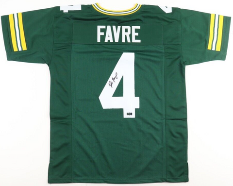 Brett Favre Signed Green Bay Packers Jersey (Favre Holo) 3xNFL MVP / 11xPro Bowl