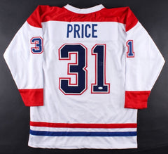 Carey Price Signed Canadiens Jersey (JSA) Vezina,Hart,Lindsay,& Jennings winner