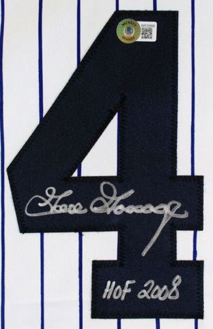 Goose Gossage Signed New York Yankees Pinstripe Home Jersey "HOF 2008" (Beckett)