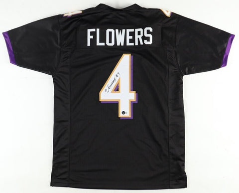 Justin Tucker Signed Baltimore Gold Football Jersey (Beckett) — RSA