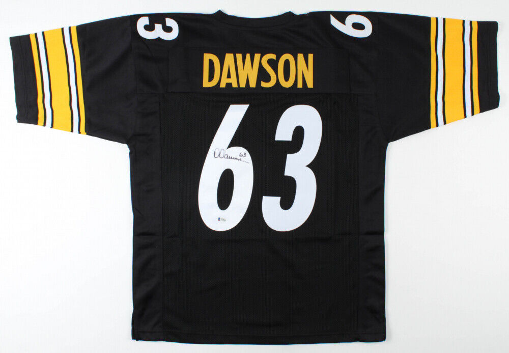 Dermontti Dawson Signed Pittsburgh Steelers Jersey (Beckett COA) Hall Fame 2012