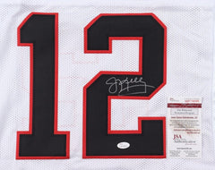Jim Kelly Signed USFL's Houston Gamblers 1984 Jersey (JSA COA) 5×Pro Bowl QB