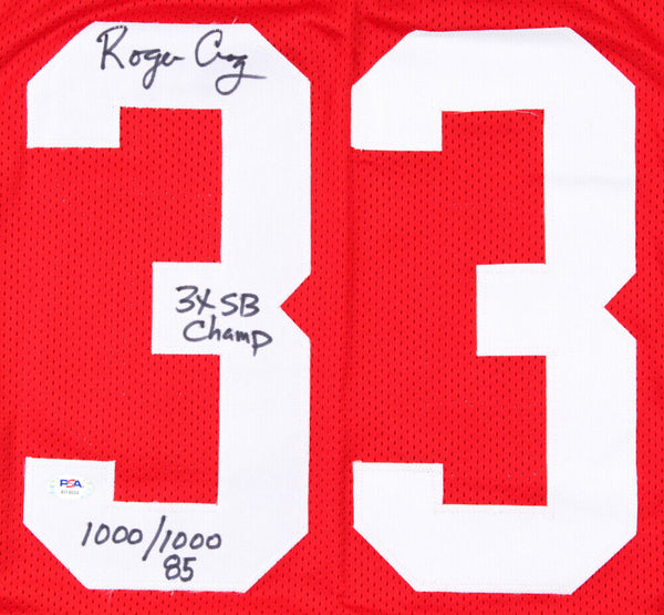 Roger Craig Signed Jersey Inscribed 1,000/1,000 85 & 3x SB