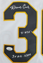 Dave Cash "71 WSC" & "3x All Star" Signed Pittsburgh Pirates Jersey (JSA COA) 2B