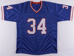 Thurman Thomas Signed Bills Jersey (Beckett Holo) 1991 Most Valuable Player