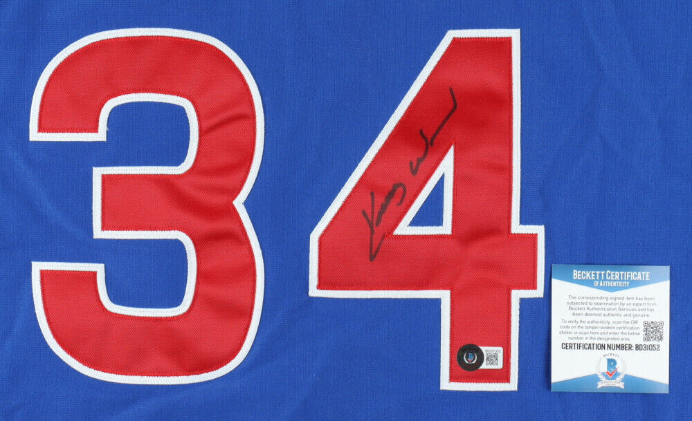 kerry wood autographed jersey
