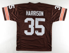 Jerome Harrison Signed Cleveland Browns Jersey (Playball Ink Hologram) R.B.