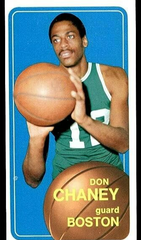 Don Chaney Signed Boston Celtics Jersey (Beckett) 2xNBA Champ 1969 & 1974