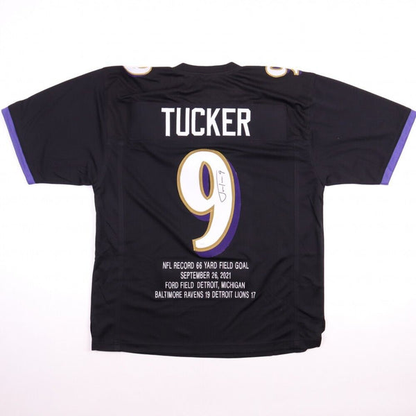 Justin Tucker signed autographed jersey Jsa coa Football autograph Ravens  at 's Sports Collectibles Store