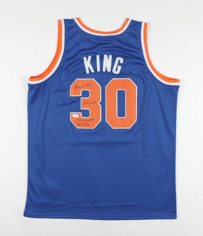 Bernard King Signed New York Knicks Jersey "It's Good to be King" (JSA COA)