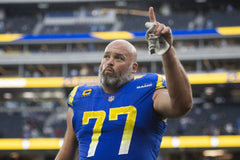 Andrew Whitworth Signed Los Angeles Rams Jersey (JSA) Super Bowl LVI Champion OT
