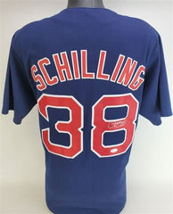 Curt Schilling Signed Boston Red Sox Jersey (JSA COA) 3xWorld Series Champion