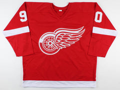 Joe Veleno Signed Red Wings Jersey (Veleno COA) Detroit's Top Rookie Prospect