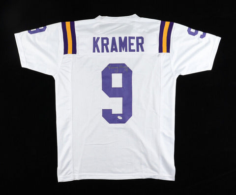 Tommy Kramer Signed Minnesota Vikings Jersey (JSA COA) Two Minute Tommy Q.B.