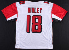Calvin Ridley Signed Falcons Jersey (Beckett COA) Atlanta 1st Rd Pick 2018 Draft
