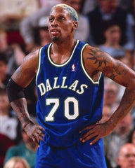Dennis Rodman Signed Dallas Mavericks Jersey /Beckett /The Jersey the NBA Banned