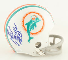 Paul Warfield Signed Miami Dolphin Throwback Mini Helmet Inscribed "HOF 83"(JSA)