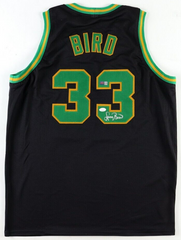 Larry Bird Signed Boston Celtics Jersey (JSA) 12xAll Star Power Forward / 3xMVP