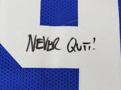 Robert O’Neill Signed New York Giants 911 Never Forget Jersey "Never Quit" (PSA)