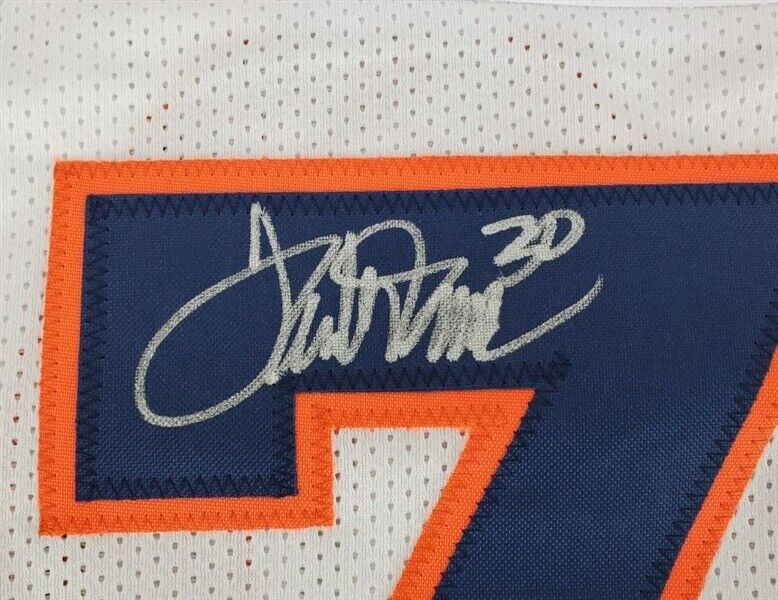 Terrell Davis Signed Denver Broncos Jersey (JSA COA) 2xSuper Bowl Cham –