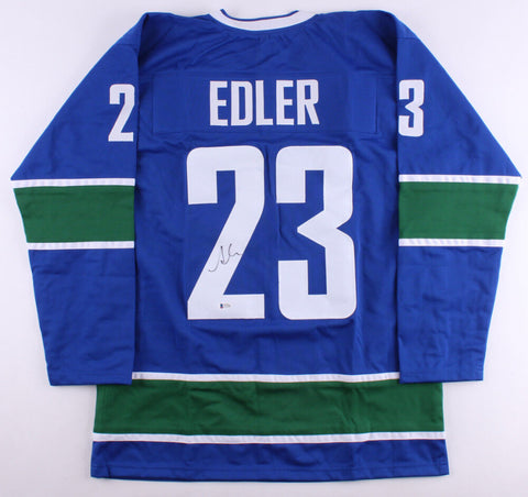 Alexander Edler Signed Canucks Jersey (Beckett COA) Playing career 2003–present