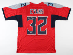 Darrynton Evans Signed Tennessee Titans Jersey (JSA COA) Appalachian State R.B.