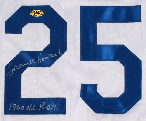 Frank Howard Signed Los Angeles Dodgers Jersey Inscribed "1960 NL R.O.Y." (MAB)