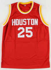 Robert Horry Signed Houston Rockets Jersey (Beckett) 7xNBA Champion / Forward