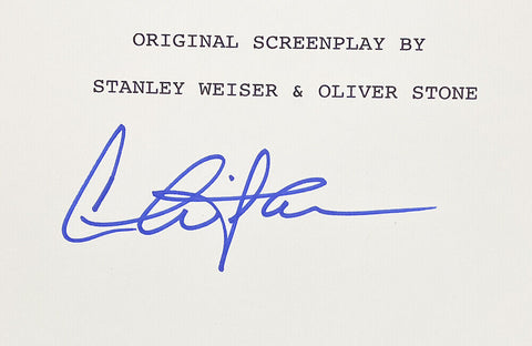 Charlie Sheen (Bud Fox) Signed "Wall Street" Movie Script (PSA COA)