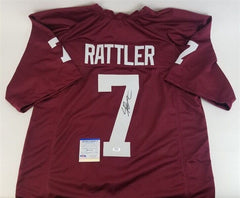 Spencer Rattler Signed Oklahoma Sooners Jersey (PSA COA)  2021 Sophmore Q.B.