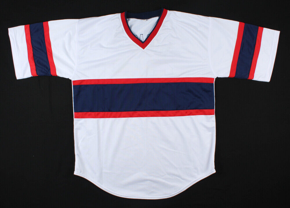 red white and blue white sox jersey