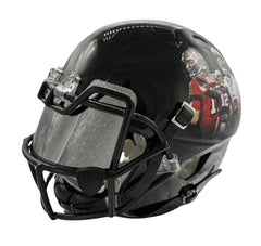Tom Brady "Super Bowl LV" Full Size Authentic On-Field Helmet with Art Giclee