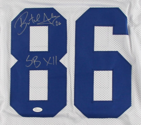 Butch Johnson Signed Cowboys Jersey Inscribed "SB XII" (JSA COA)Super Bowl Champ