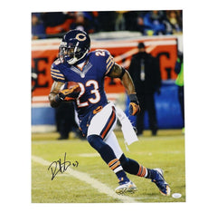 Devin Hester Chicago Bears Signed 16"x 20" Photo (JSA COA) 2024 HOF Inductee