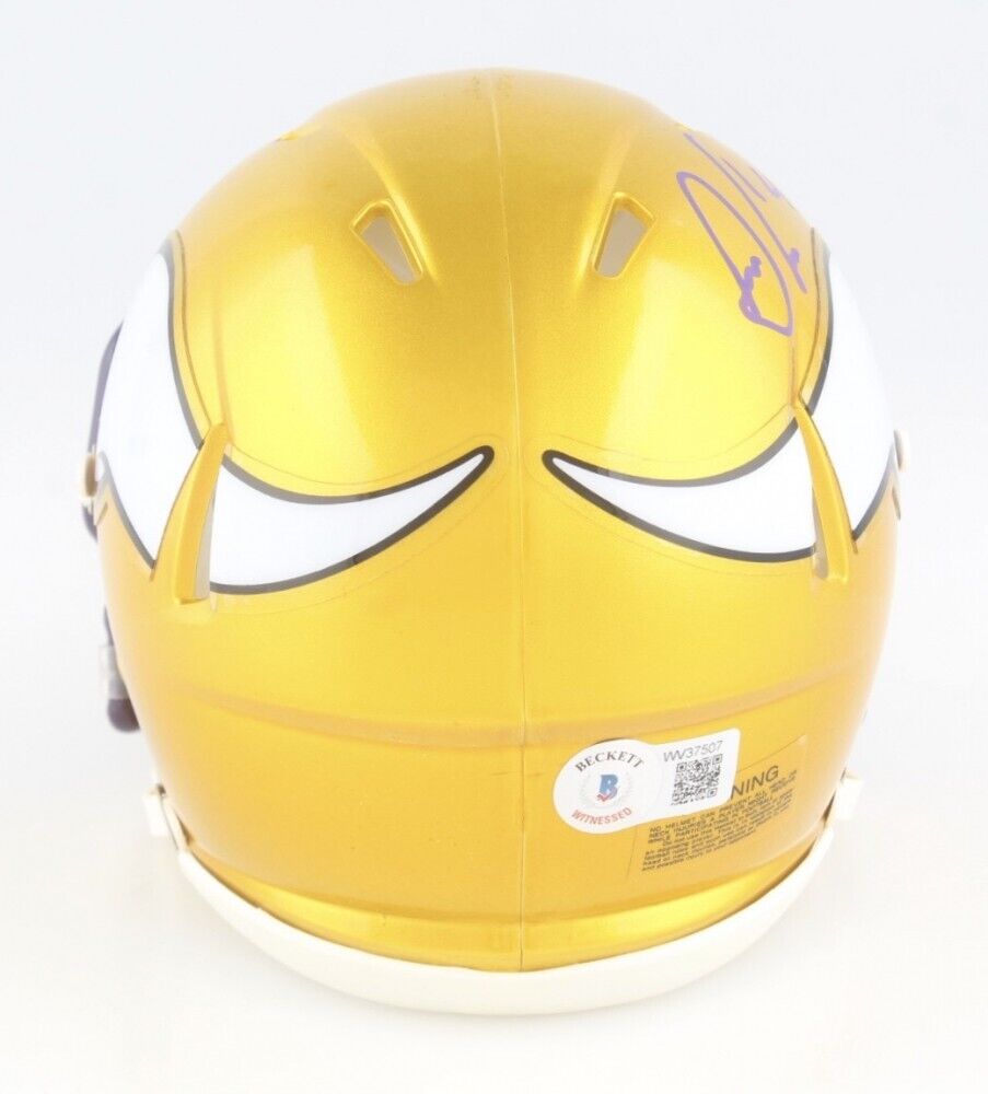 Dalvin Cook Minnesota Vikings Autographed Riddell Flash Alternate Speed  Mini Helmet