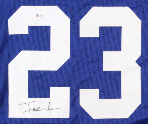 Frank Gore Signed Indianapolis Colts Blue Jersey (Beckett COA) 5×Pro Bowl R.B.