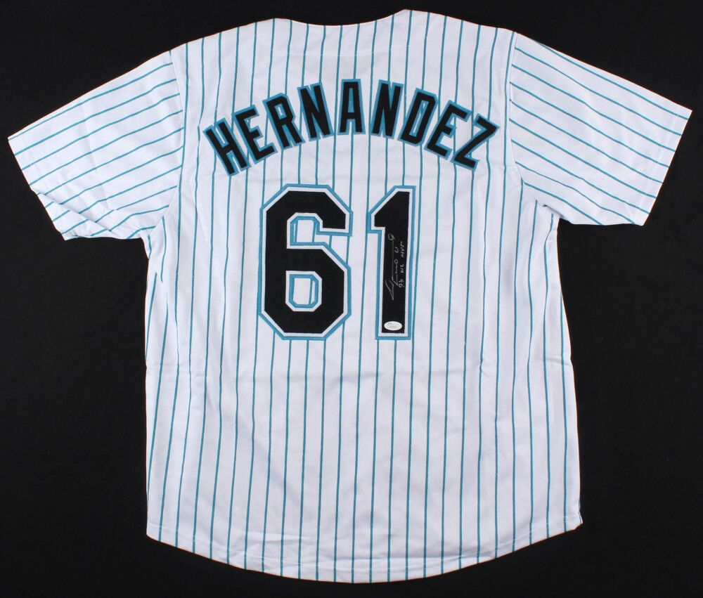 Livan Hernandez autographed signed inscribed jersey MLB Florida Marlins JSA  COA at 's Sports Collectibles Store