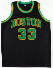Larry Bird Signed Boston Celtics Jersey (JSA) 12xAll Star Power Forward / 3xMVP