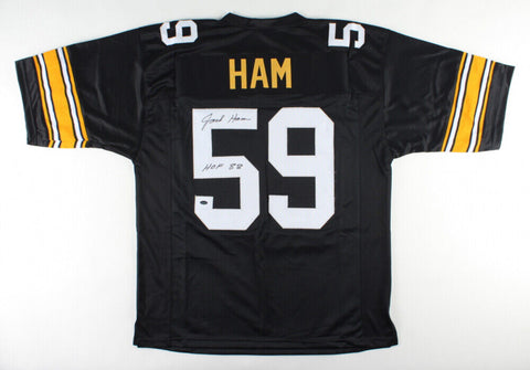 Jack Ham Signed Pittsburgh Steelers Jersey Inscribed "HOF 88" (Schwartz COA)