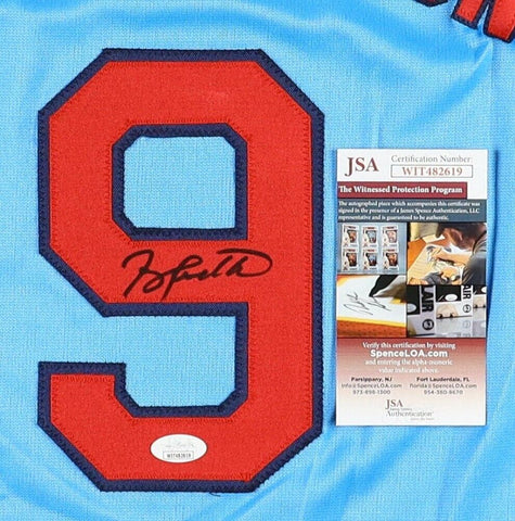Terry Pendleton Signed St. Louis Cardinals Throwback Jersey (JSA COA) 1991 MVP