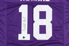 Will Howard Signed Kansas State Wildcats Jersey (Beckett) K-State #1 Q.B. 2023