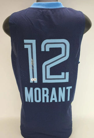Ja Morant Signed Memphis Grizzlies Jersey (JSA COA) 2020 NBA Rookie of the Year