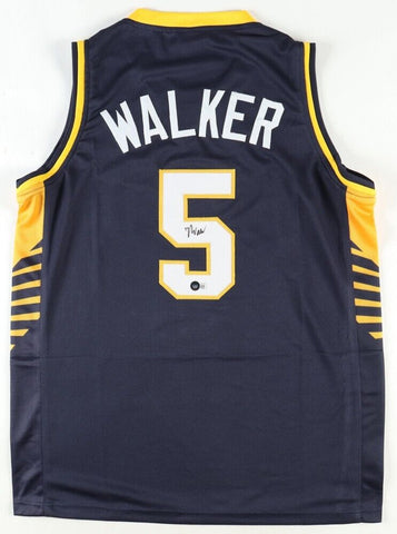 Jarace Walker Signed Indiana Pacers Jersey (Beckett) 8th Overall Pk 2023 Draft