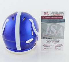 Marvin Harrison Signed Indianapolis Colt Mini Helmet (JSA COA) Pro Bowl Receiver