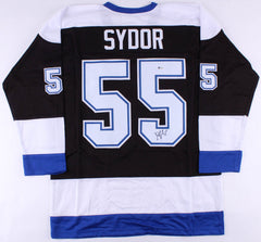 Daryl Sydor Signed Lightning Jersey (Beckett)2004 Tampa Bay Stanley Cup Champion