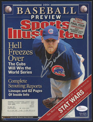 Kerry Wood Chicago Cubs Signed 2004 Sports Illustrated Magazine (JSA COA)