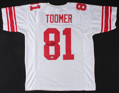 Amani Toomer Signed Giants Jersey (PSA COA) New York All Pro Wide Receiver
