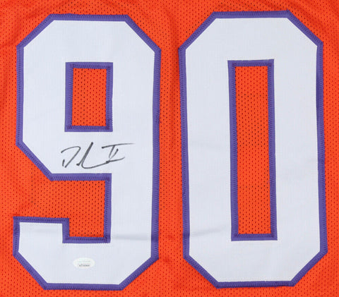 Dexter Lawrence Signed Clemson Tigers Jersey (JSA Hologram) 2xNational Champs DE