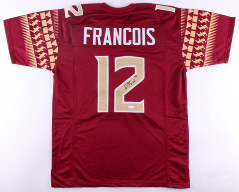 Deondre Francois Signed Florida State Seminoles Jersey (JSA) ACC Rookie ot Year