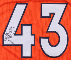T.J.Ward Signed Denver Broncos Jersey (JSA) Super Bowl 50 Champ / Defensive Back